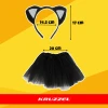 Костюм кошки Kruzzel 4 шт Black (5900779959668)