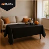Скатертина одноразова Ruhhy 137x274 см Black (5900779959866)