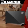 Панельний обігрівач Kaminer Zelva скляний 2300-2500 Вт з WiFi (5900779959897)