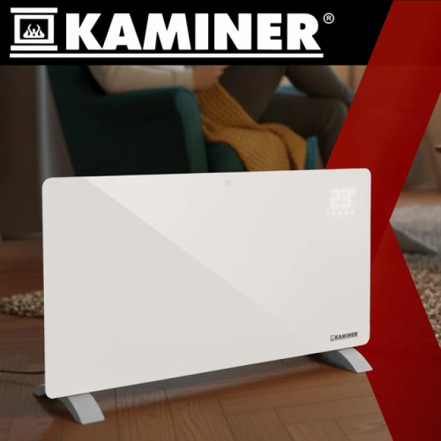Панельний обігрівач Kaminer Zelva 2300-2500 Вт Wi-Fi (5900779959903)