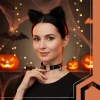 Костюм кішки/лисиці з хвостом та вушками Ruhhy 3 елементи Black (5900779960022)