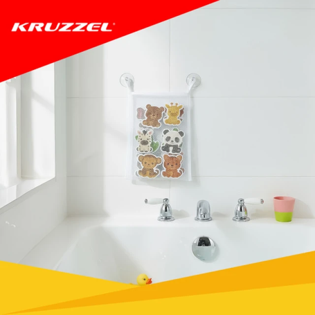 Наклейки з пінки для ванни Kruzzel 26600 тваринки 12 шт (5900779960046)