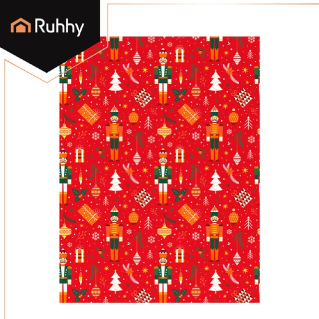 Плед різдвяний фланелевий Ruhhy 150x200 см Red (5900779960091)