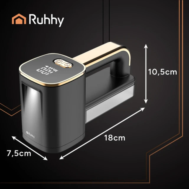 Машинка для удаления катышков беспроводная Ruhhy с LCD-дисплеем Black (5900779960275)