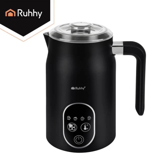 Спінювач молока з дисплеєм Ruhhy 500 Вт 80/270 мл Black (5900779960305)
