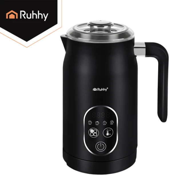 Спінювач молока з дисплеєм Ruhhy 500 Вт 80/270 мл Black (5900779960305)