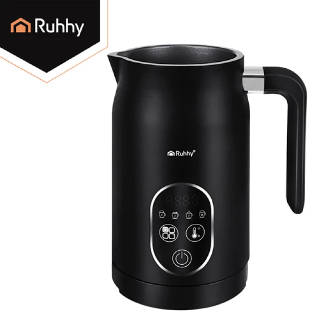 Спінювач молока з дисплеєм Ruhhy 500 Вт 80/270 мл Black (5900779960305)