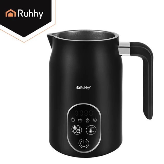 Спінювач молока з дисплеєм Ruhhy 500 Вт 80/270 мл Black (5900779960305)