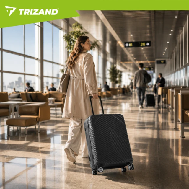 Набір валіз Trizand 3 в 1 Black (5900779960336)