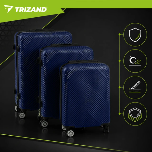 Набір валіз Trizand 3 в 1 Navy (5900779960367)