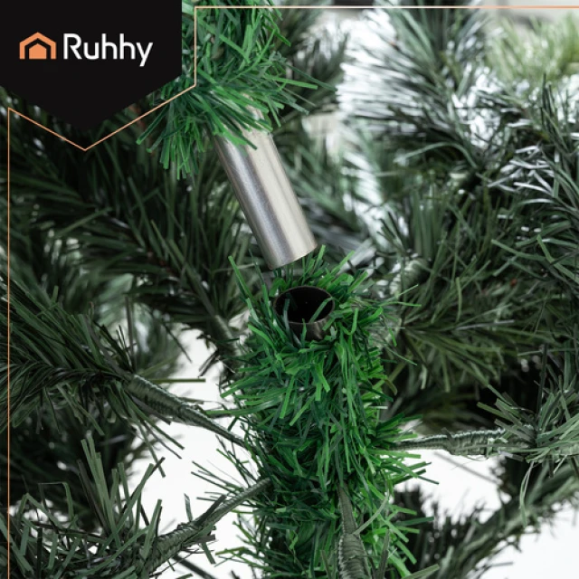 Штучна ялинка на стовбурі заснежена Ruhhy 180 см (5900779960374)