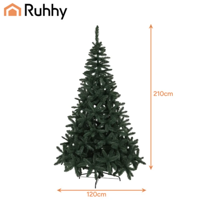 Ялинка штучна Ruhhy 2,1 м з товстими голками (5900779960381)