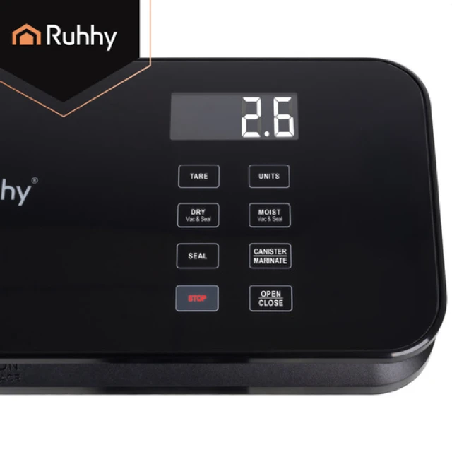 Вакуумний пакувальник з вагами Ruhhy 120 Вт 80 кПа (5900779960541)