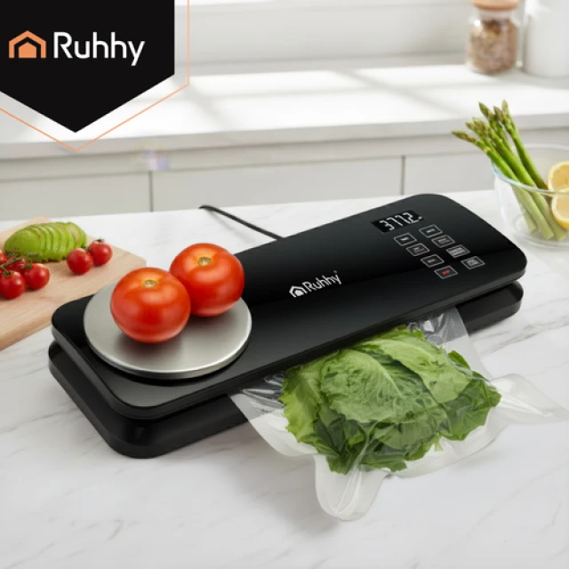 Вакуумний пакувальник з вагами Ruhhy 120 Вт 80 кПа (5900779960541)