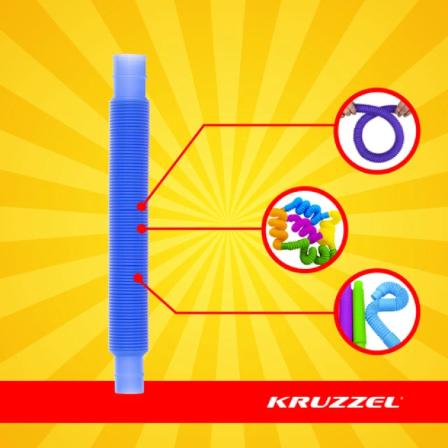 Сенсорні трубки Kruzzel 26693 різнокольорові гнучкі 10 шт (5900779960596)