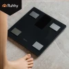 Весы напольные Ruhhy до 226 кг анализ состава тела Black (5900779960718)