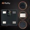 Весы напольные Ruhhy до 226 кг анализ состава тела Black (5900779960718)