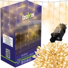 Гірлянда вулична Izoxis 300 LED 15 м 8 режимів Warm White (5900779960732)