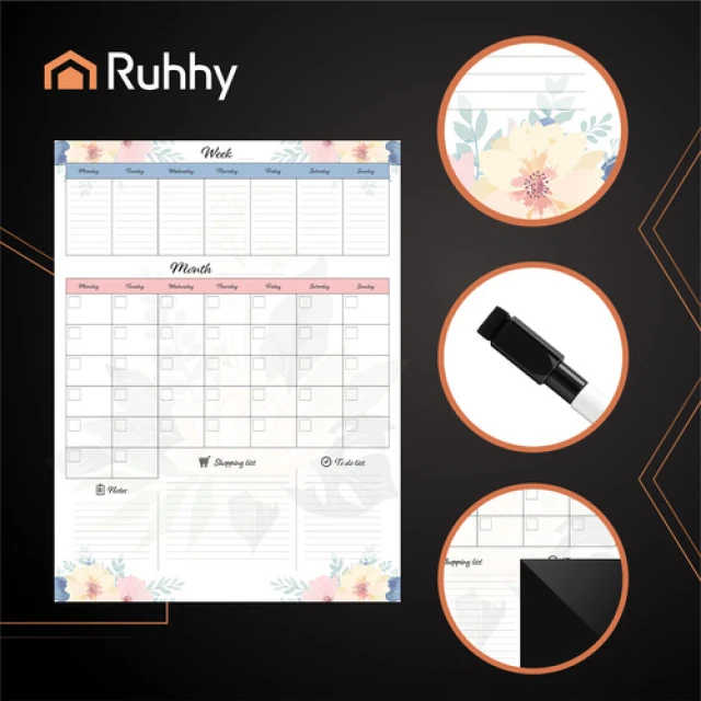 Планер магнитный на холодильник Ruhhy 60x45 см (5900779960787)