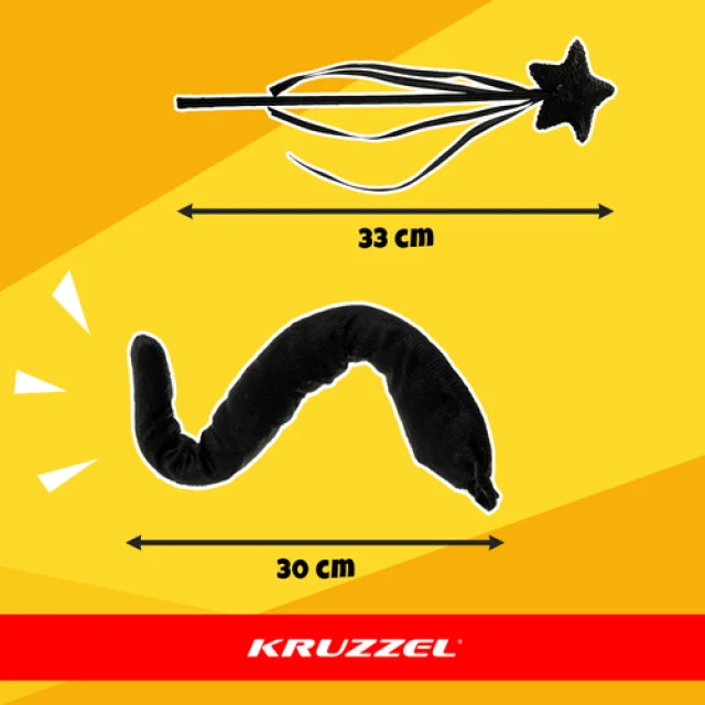 Костюм кішки Kruzzel 7 шт Black (5900779960916)