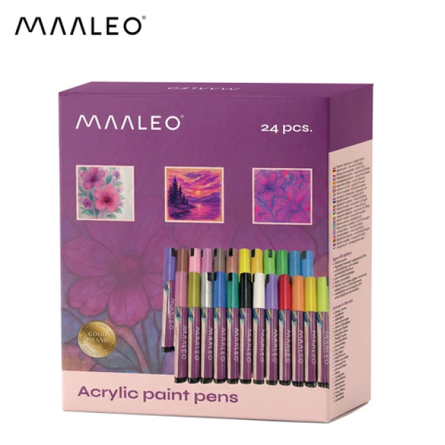 Набір акрилових маркерів Maaleo 24 шт (5900779961043)
