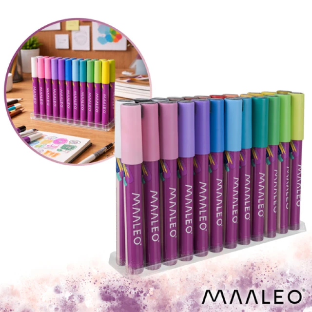 Набір акрилових маркерів Maaleo 24 шт (5900779961043)