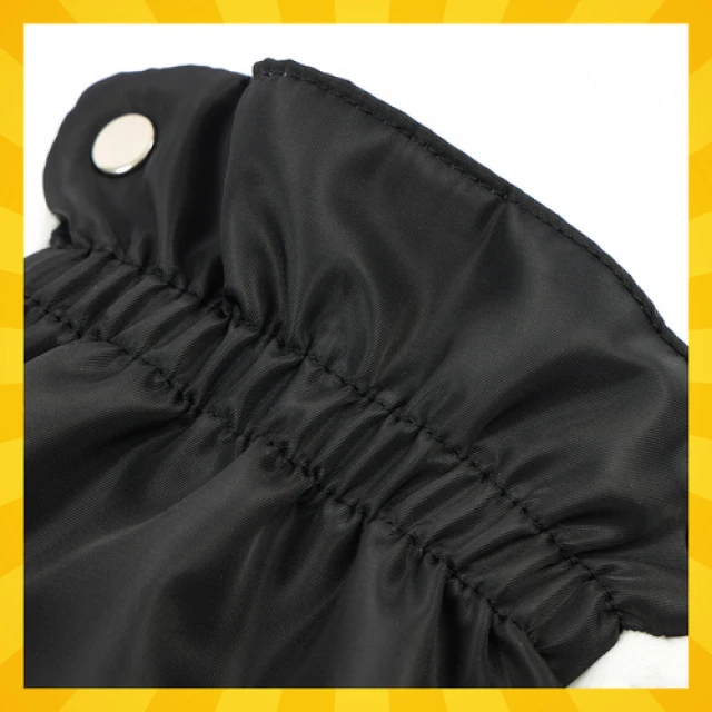 Муфти для коляски подвійні з плюшем Kruzzel 2 шт Black (5900779961067)