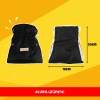 Муфти для коляски подвійні з плюшем Kruzzel 2 шт Black (5900779961067)