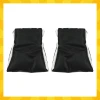 Муфти для коляски подвійні з плюшем Kruzzel 2 шт Black (5900779961067)