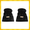Муфти для коляски подвійні з плюшем Kruzzel 2 шт Black (5900779961067)