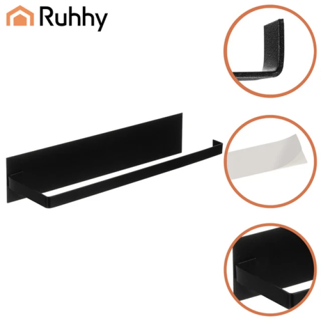 Тримач для паперових рушників Ruhhy 25 см Black (5900779961227)