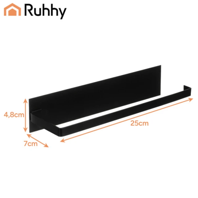 Тримач для паперових рушників Ruhhy 25 см Black (5900779961227)