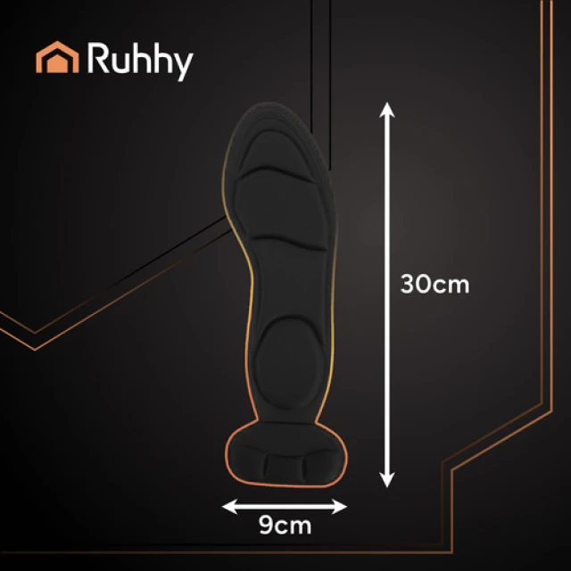 Стельки для обуви на каблуках Ruhhy Black (5900779961333)