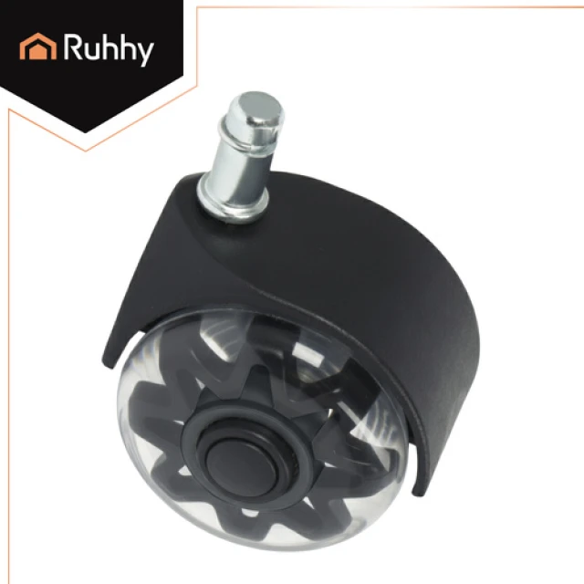 Колеса для крісла Ruhhy 11x22 мм Black 5 шт (5900779961340)