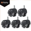 Колеса для крісла Ruhhy 11x22 мм Black 5 шт (5900779961340)