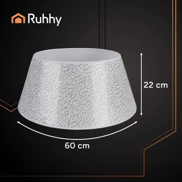 Чохол для ялинки Ruhhy 60x22 см Silver (5900779961371)