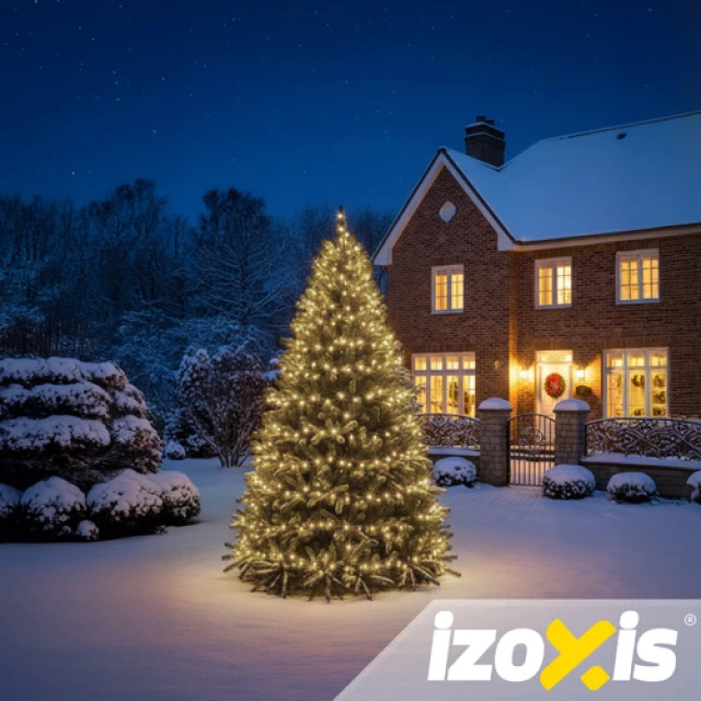 Світлодіодна гірлянда Izoxis 300 LED 30 м Warm White IP44 (5900779961388)