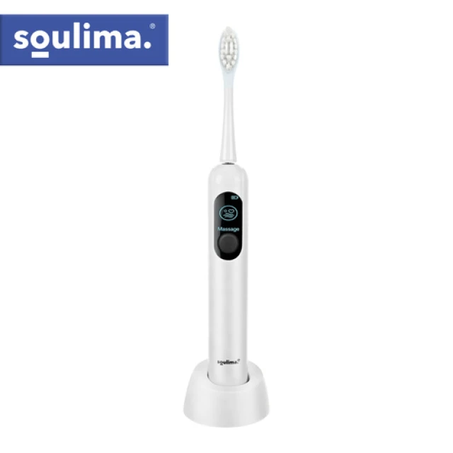 Електрична зубна щітка Soulima X800 90000 об/хв 6 насадок White (5900779961470)