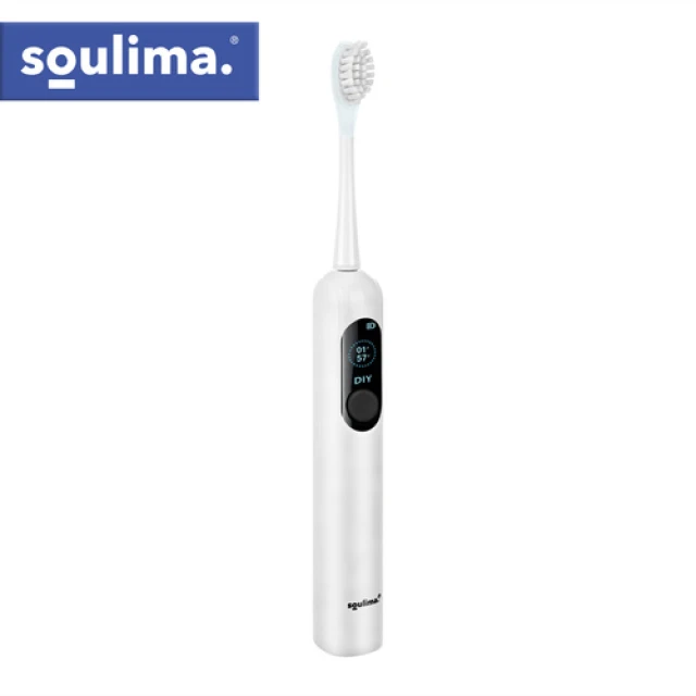 Електрична зубна щітка Soulima X800 90000 об/хв 6 насадок White (5900779961470)