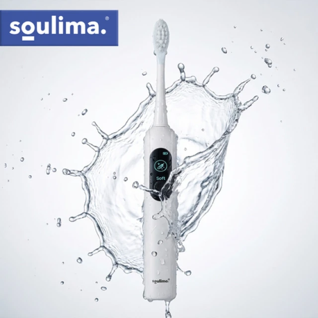 Електрична зубна щітка Soulima X800 90000 об/хв 6 насадок White (5900779961470)