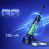 Електрична зубна щітка Soulima X800 90000 об/хв 6 насадок Black (5900779961487)
