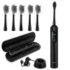 Електрична зубна щітка Soulima X800 90000 об/хв 6 насадок Black (5900779961487)