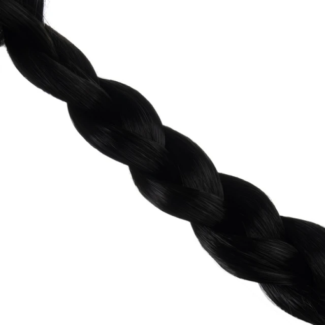 Перука жіноча з косами Soulima Black (5900779961500)