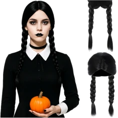Перука жіноча з косами Soulima Black (5900779961500)
