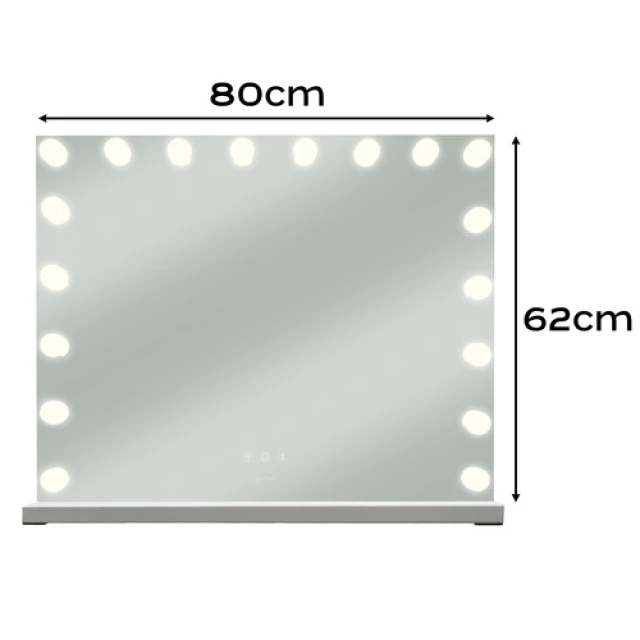 Дзеркало косметичне Soulima LED 80x62 см 108 LED (5900779961524)