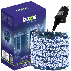 Гірлянда вулична Izoxis 500 LED 35 м 8 режимів Cold White (5900779961555)