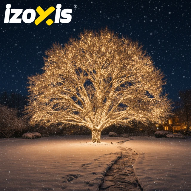 Гірлянда вулична Izoxis 500 LED 35 м 8 режимів Warm White (5900779961562)