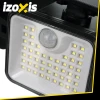 Світильник садовий сонячний Izoxis 180 LED з датчиком руху IP65 (5900779961609)