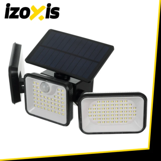 Світильник садовий сонячний Izoxis 180 LED з датчиком руху IP65 (5900779961609)