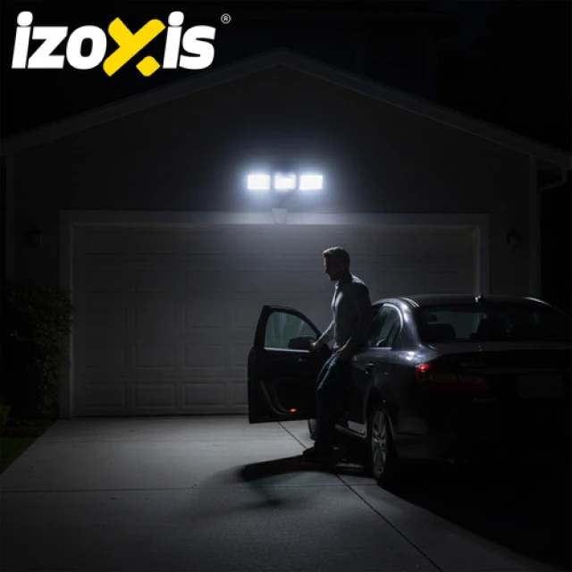 Світильник садовий сонячний Izoxis 180 LED з датчиком руху IP65 (5900779961609)
